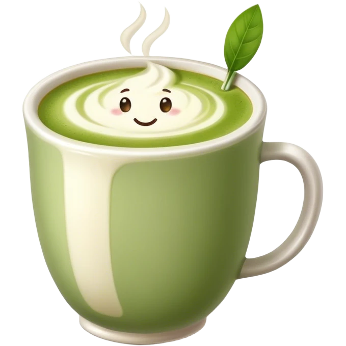 Matcha latte emoji