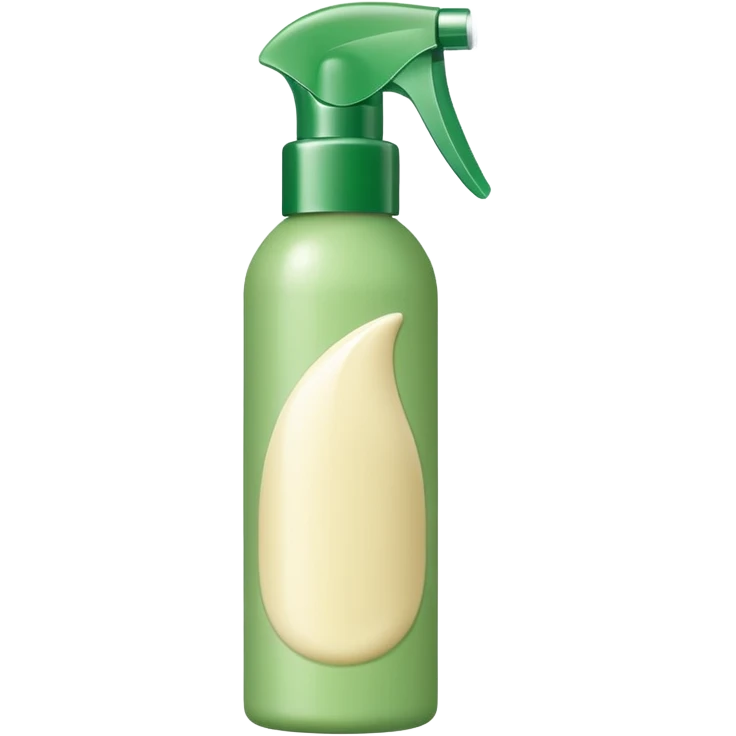 green cream skincare spray emoji