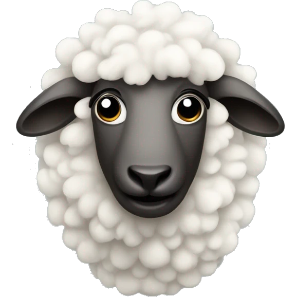 Funky sheep emoji