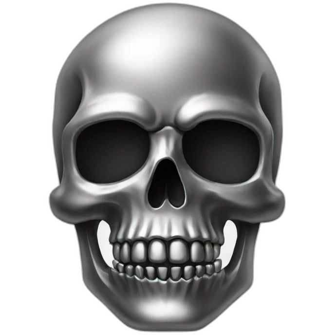 metal skull emoji