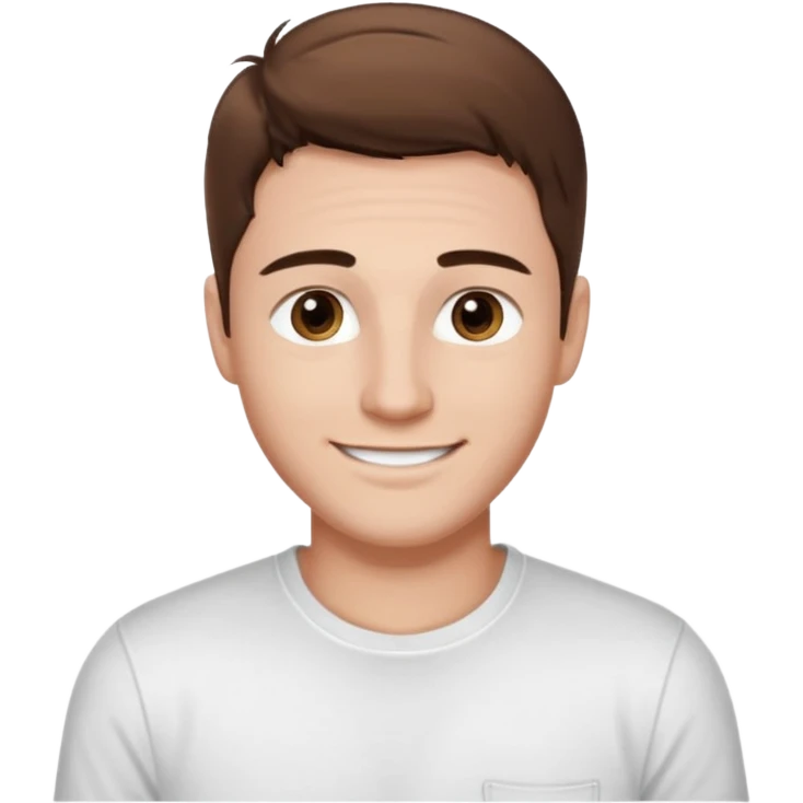 Kjekk mann (lys i huden) som har pynta seg. Har på seg Jeans  og håret skal være  midtskill og fargen på håret er brunt. Litt øyevipper men ikke mye og litt mørke brun. Skal se HOT Å SEXY UT smile mer!!! Ca 20 år gammel. HVIT T-SKJORTE emoji