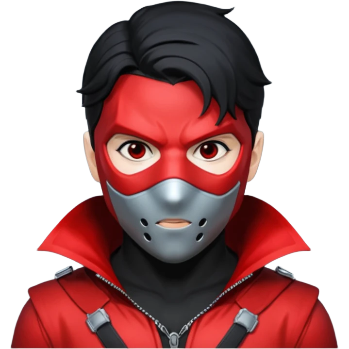 dc red hood with mask emoji