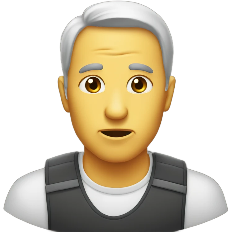 a face that implies a “oucch” when someone is mocking another one emoji