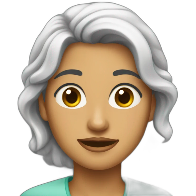 Garota negra psicóloga emoji