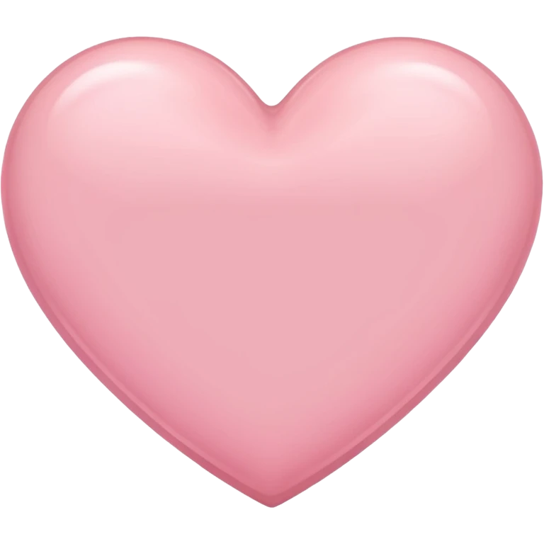 soft pink heart emoji