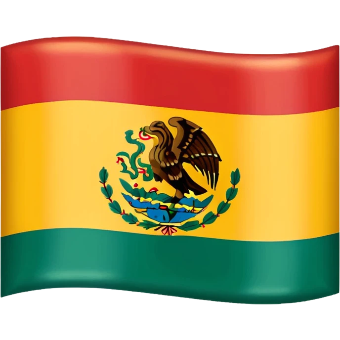 "State flag of Jalisco. Render this image in the distinct, simplified, and glossy art style of an iOS emoji flag, similar to 🇲🇽." emoji