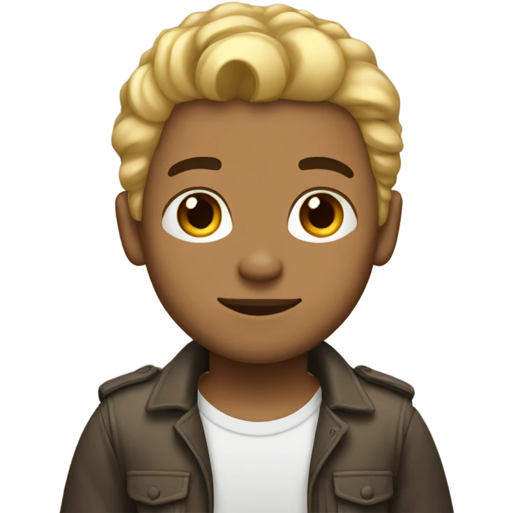 Lightskin fella with blonde hair emoji