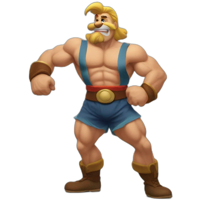 astérix muscler emoji