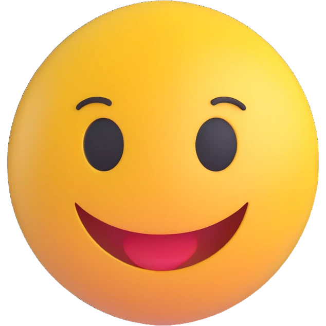 3D smiley emoji, round shape, friendly face, with the text "bro" emoji