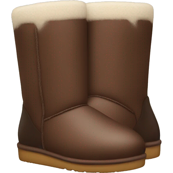 short chocolate uggs  emoji