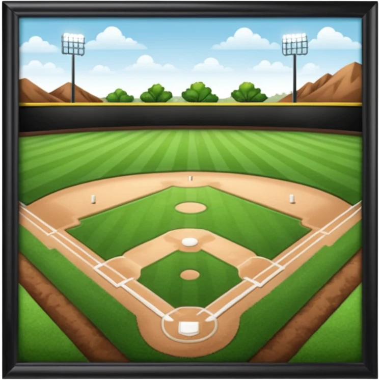 Baseball field emoji