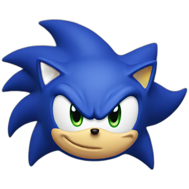 Sonic happy emoji
