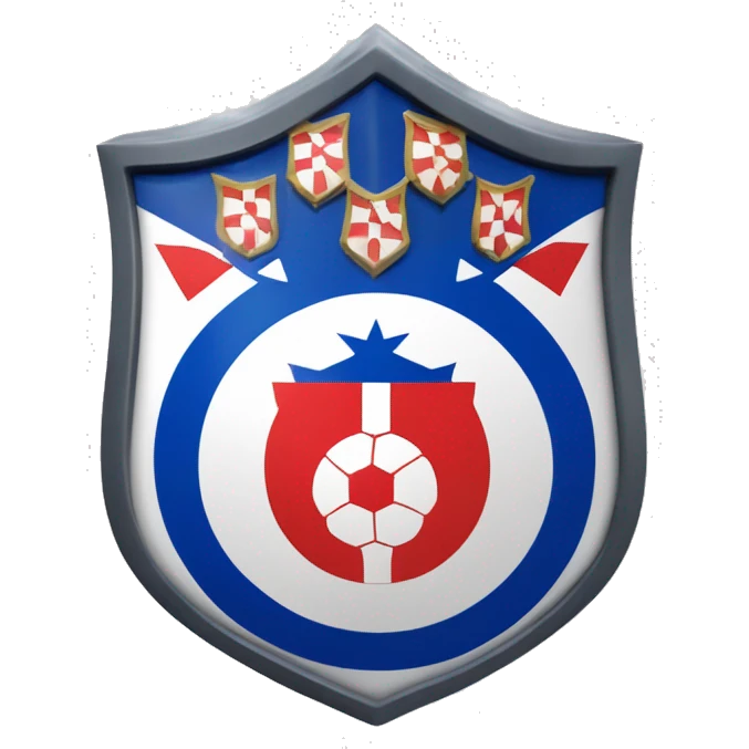 escudo del "Club nacional de football" equipo uruguayo emoji