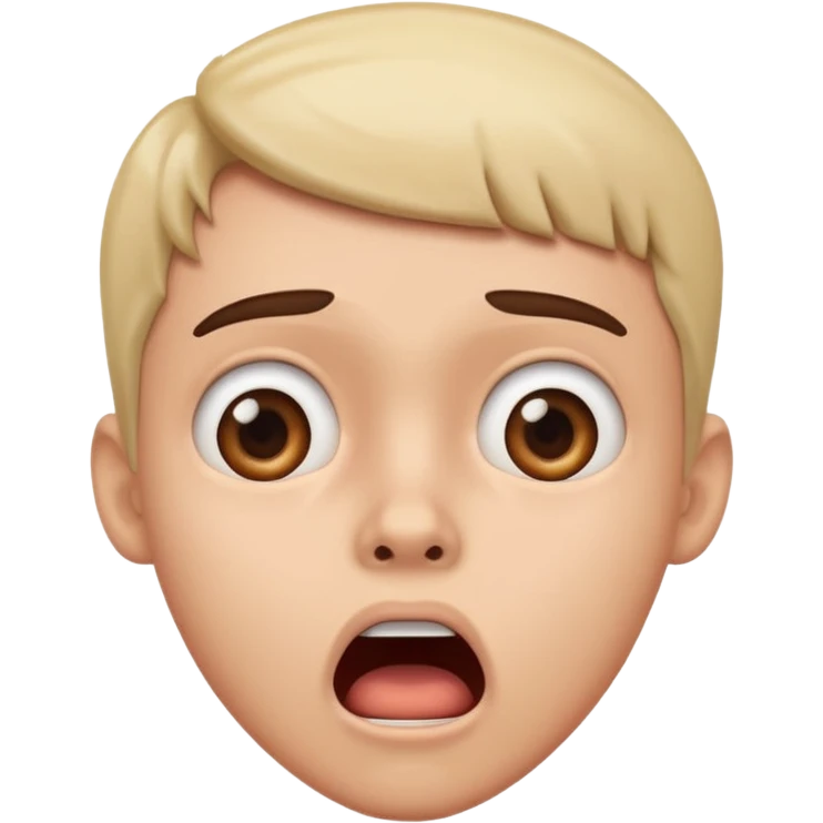 Jaw on the floor shocked emoji