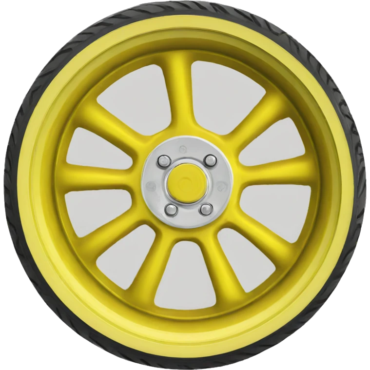 suspension spring yellow tractor wheel emoji