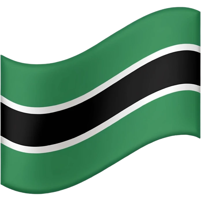 Make the flag of the Ural Republic, white, green, black emoji