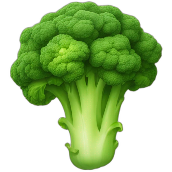 Un brocoli qui fume emoji