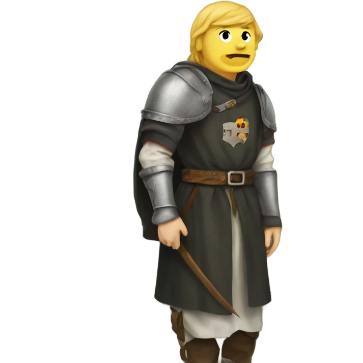 lonely ritter im mittelalter emoji