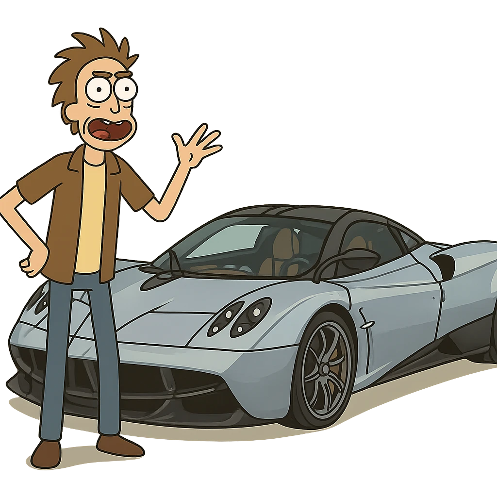 Pagani supercar emoji