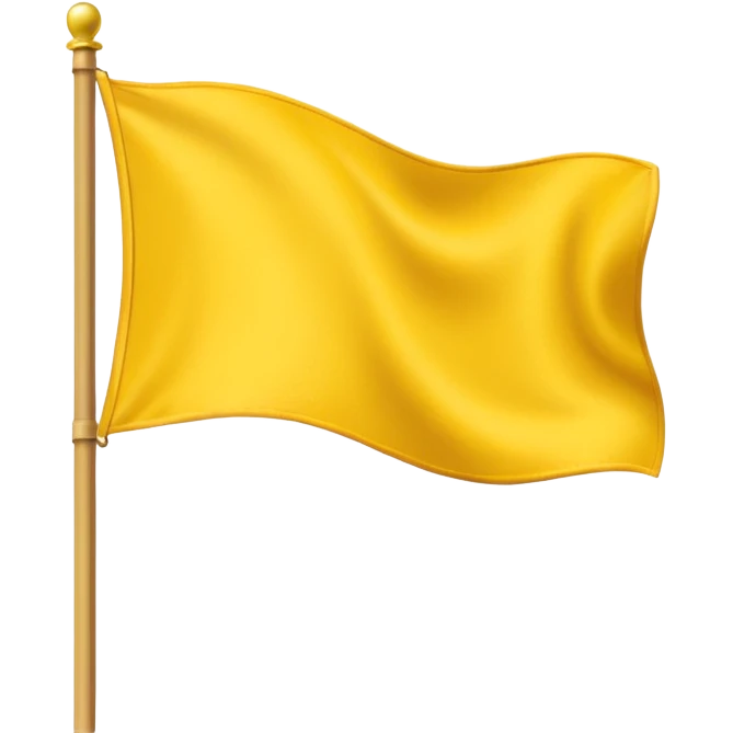 Create a yellow flag  emoji