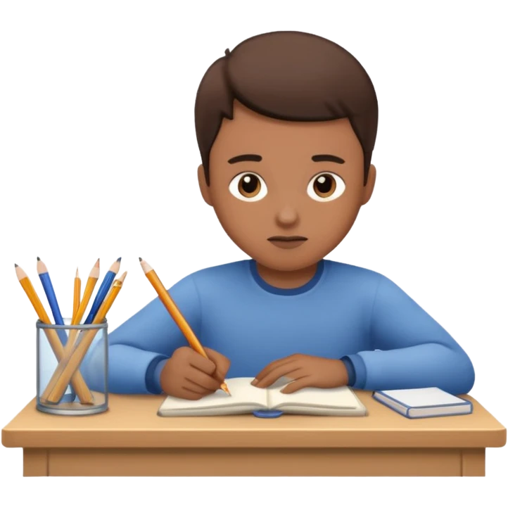 
I have to do homework tonight emoji