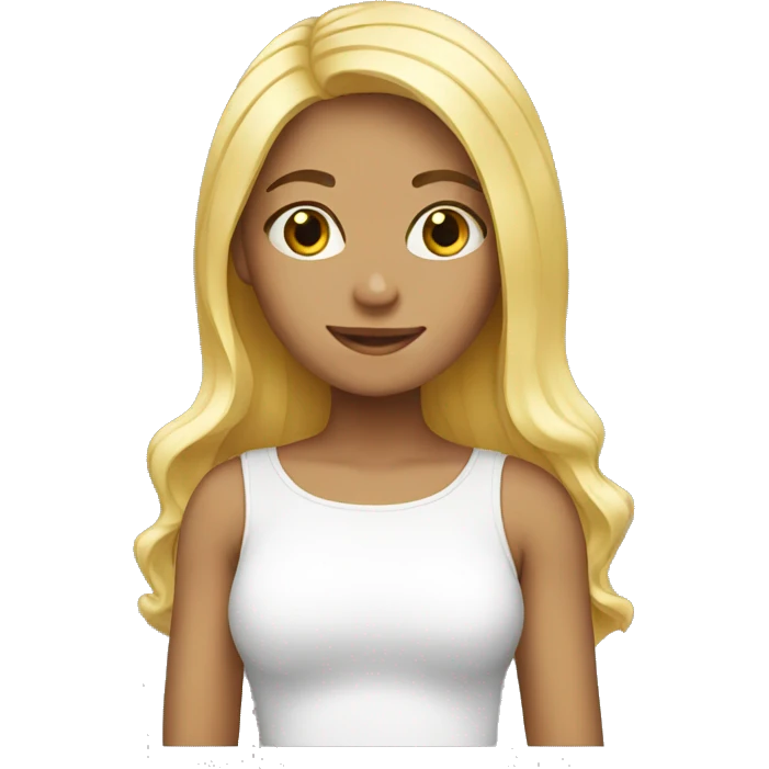 Girl blonde  emoji