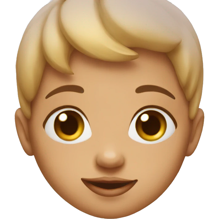 Baby face emoji