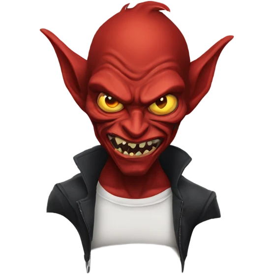 red goblin  emoji