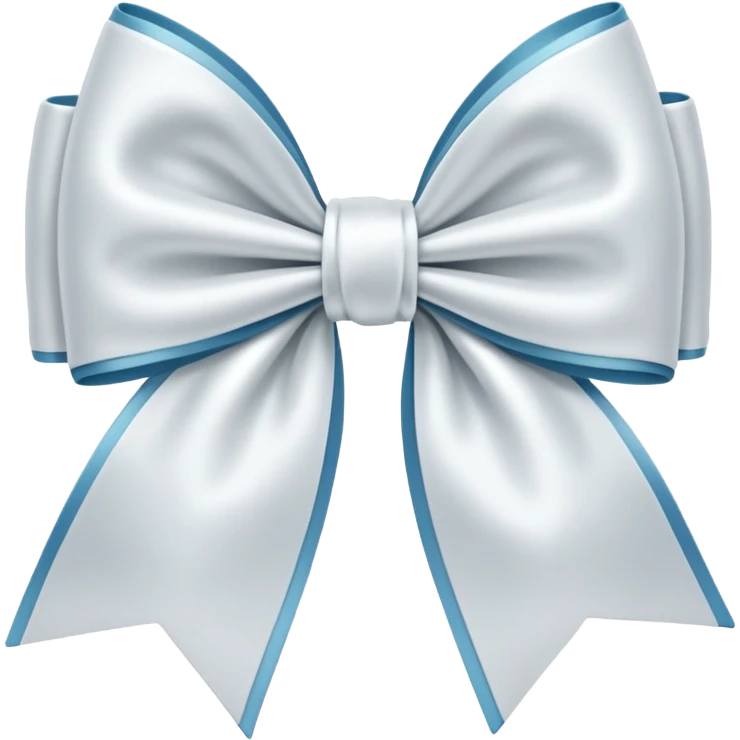 White bow emoji