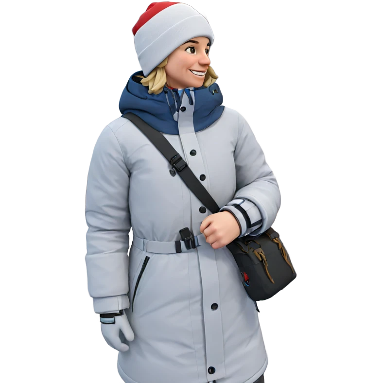 winter adventure with heart emoji
