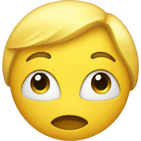 Yellow emoji looking bowing emoji