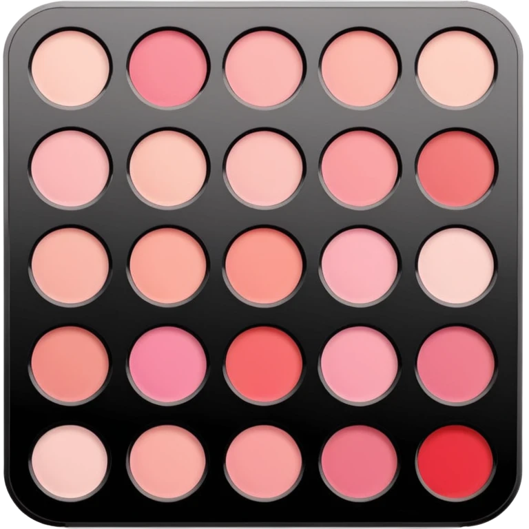Blush palette pink and red emoji