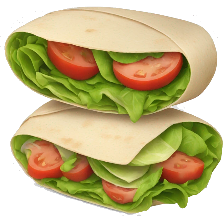 healthy wrap emoji