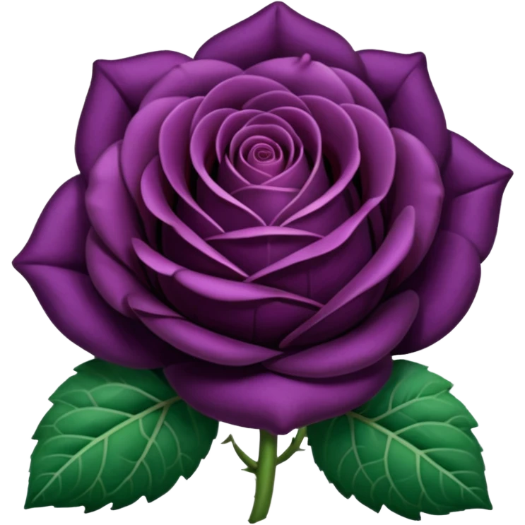 Aubergine rose  emoji