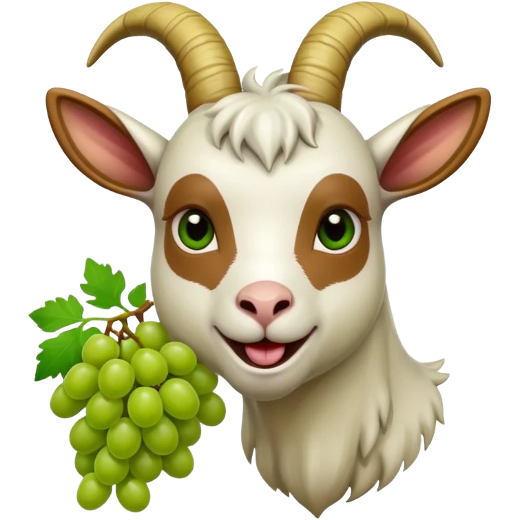 goat and grape emoji