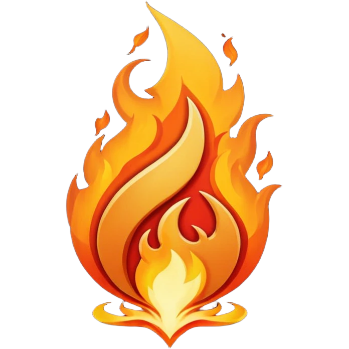 Logo pyro genshin impact emoji