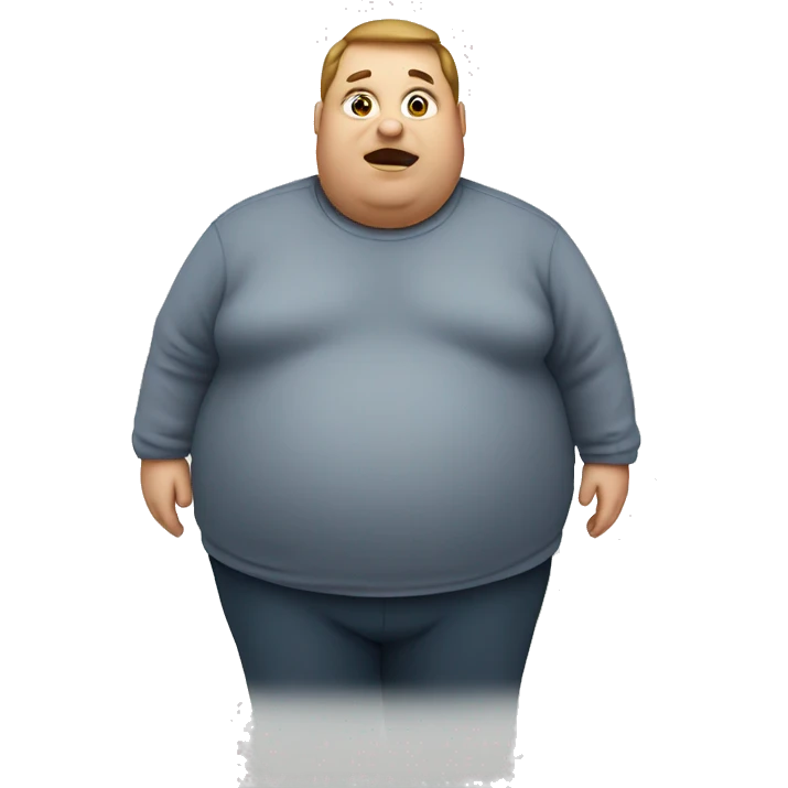 Obese person emoji