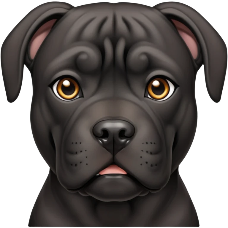 black female cane corso emoji