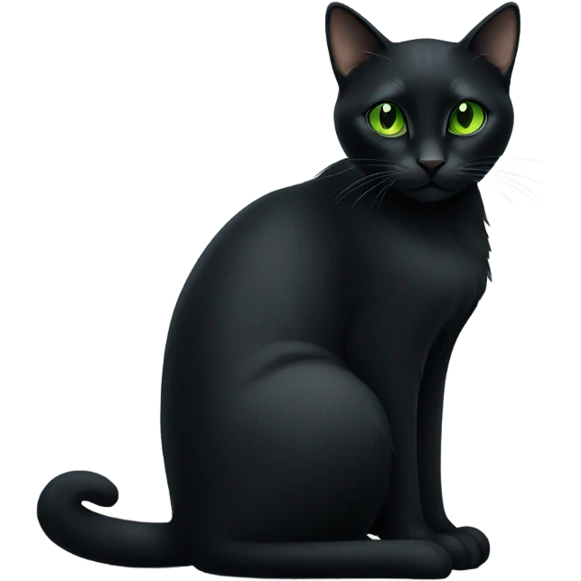 Black cat emoji