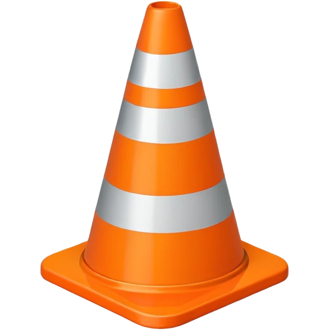 traffic cone emoji