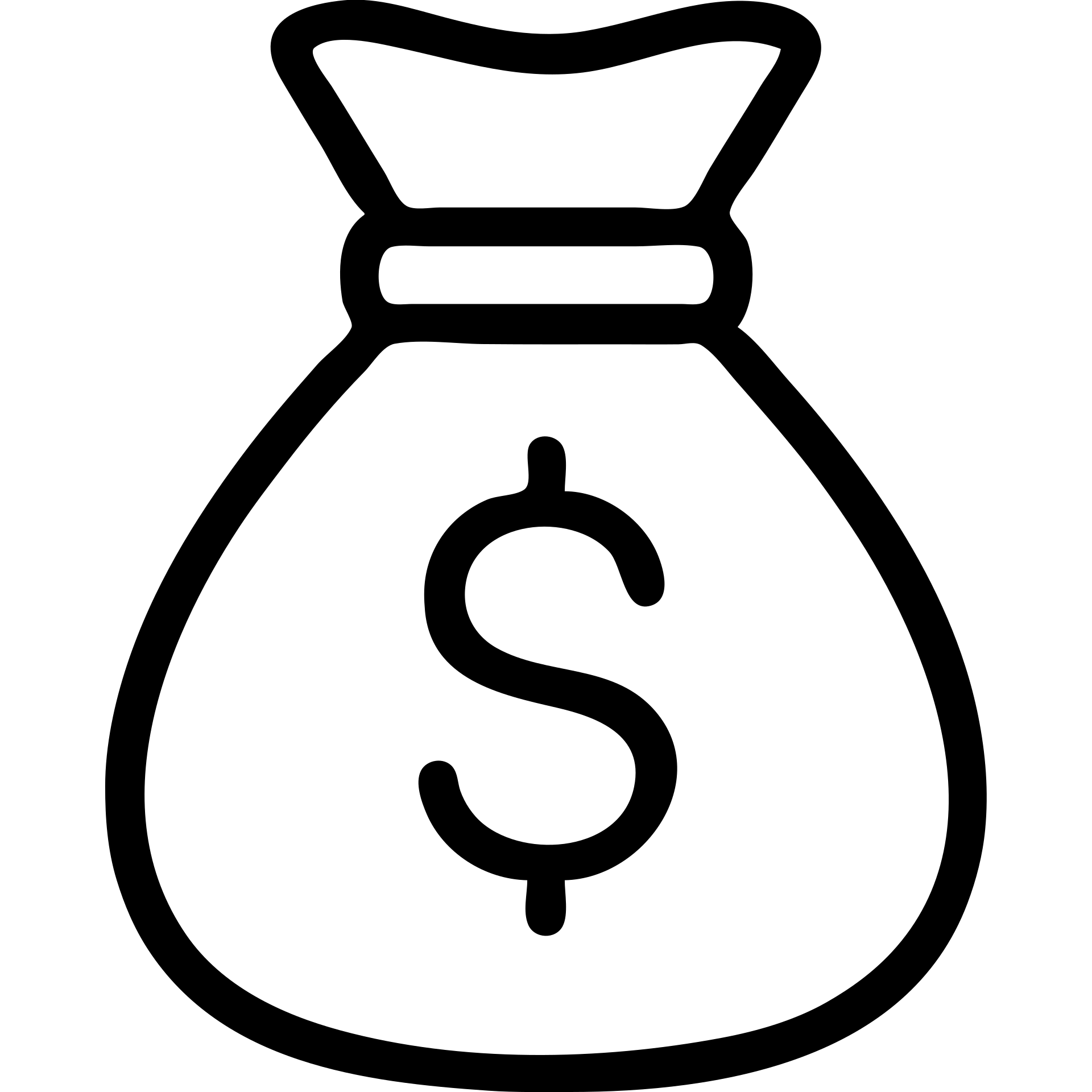 outlined money bag icon emoji