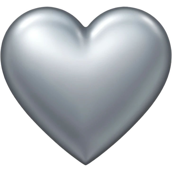 silver heart emoji emoji