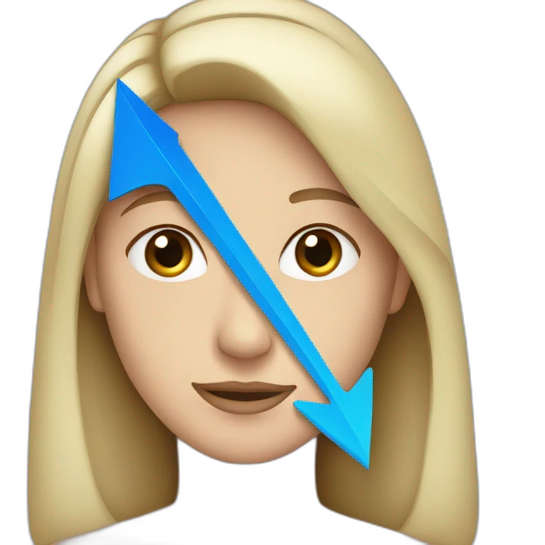 blue right arrow emoji