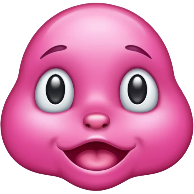 pink nose emoji