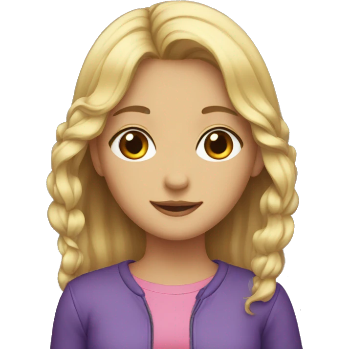 communication between young girls emoji