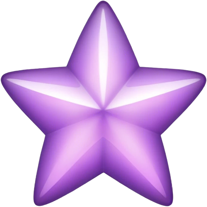 A lilac star  emoji