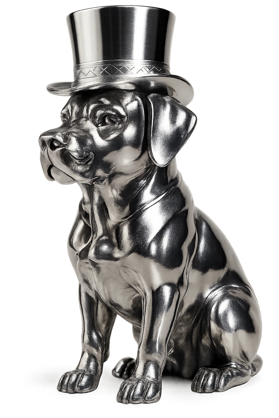 dog with tophat emoji