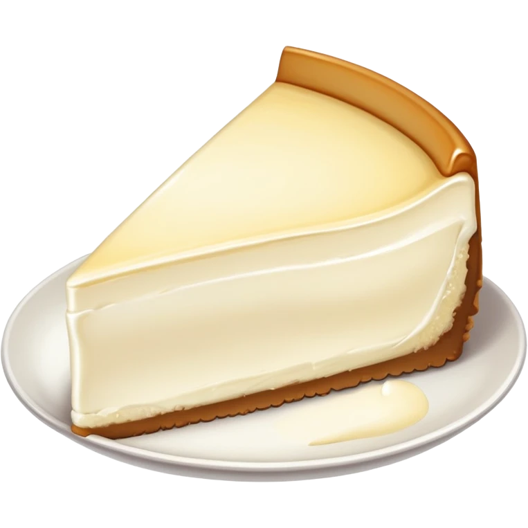 A peace of cream cheesecake  emoji
