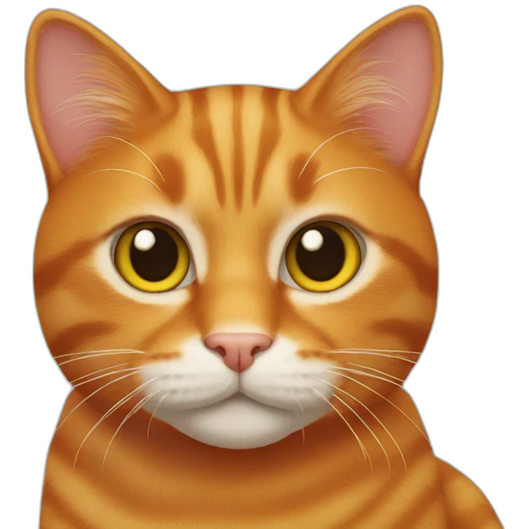Ginger cat emoji