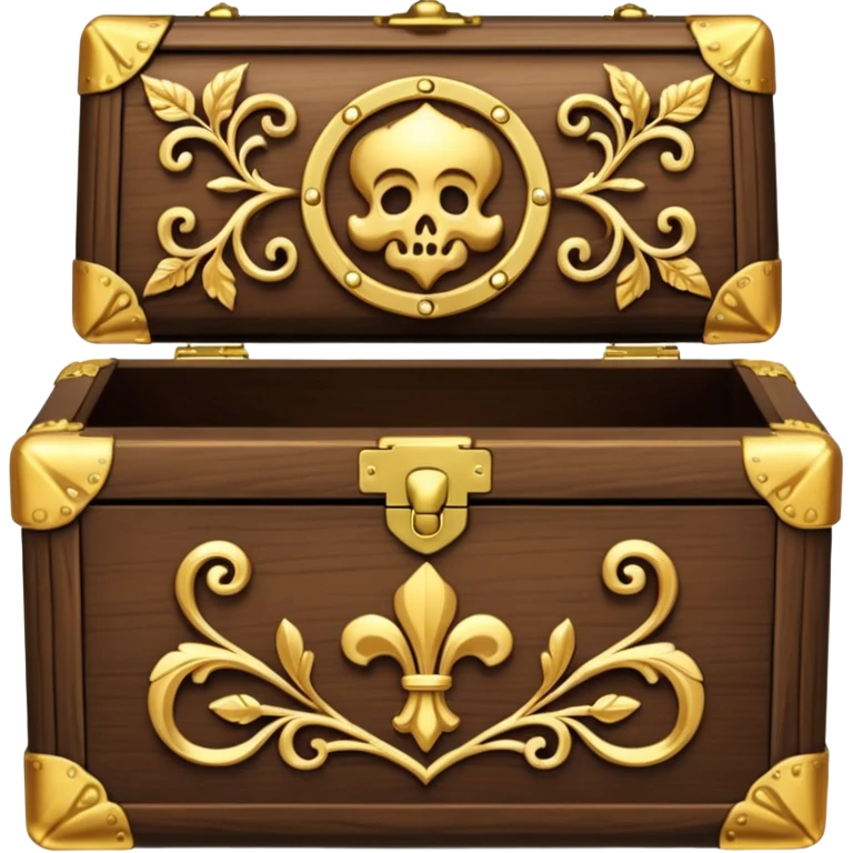 tresure box with motifs emoji